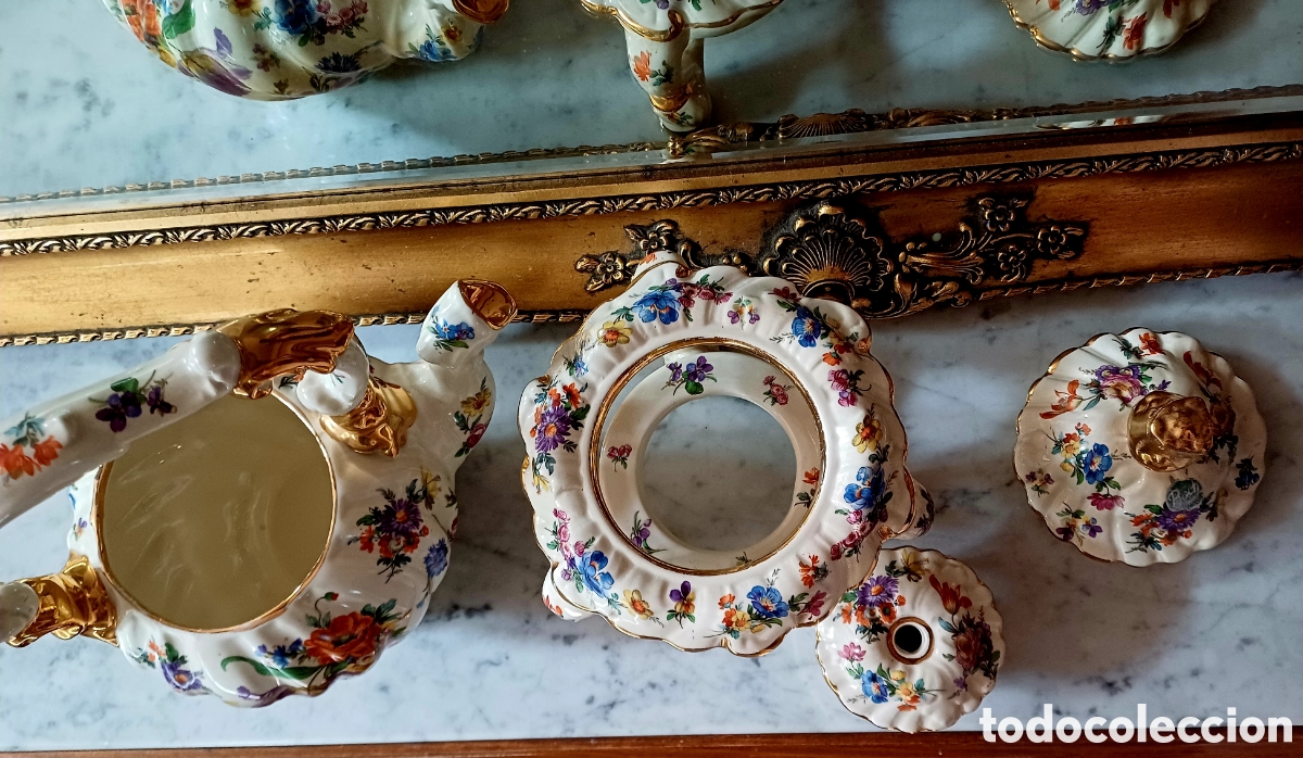 Antig&uuml;edades: Gran Tetera con infernillo &rdquo; Boch Freres&rdquo; lujo. - Foto 6