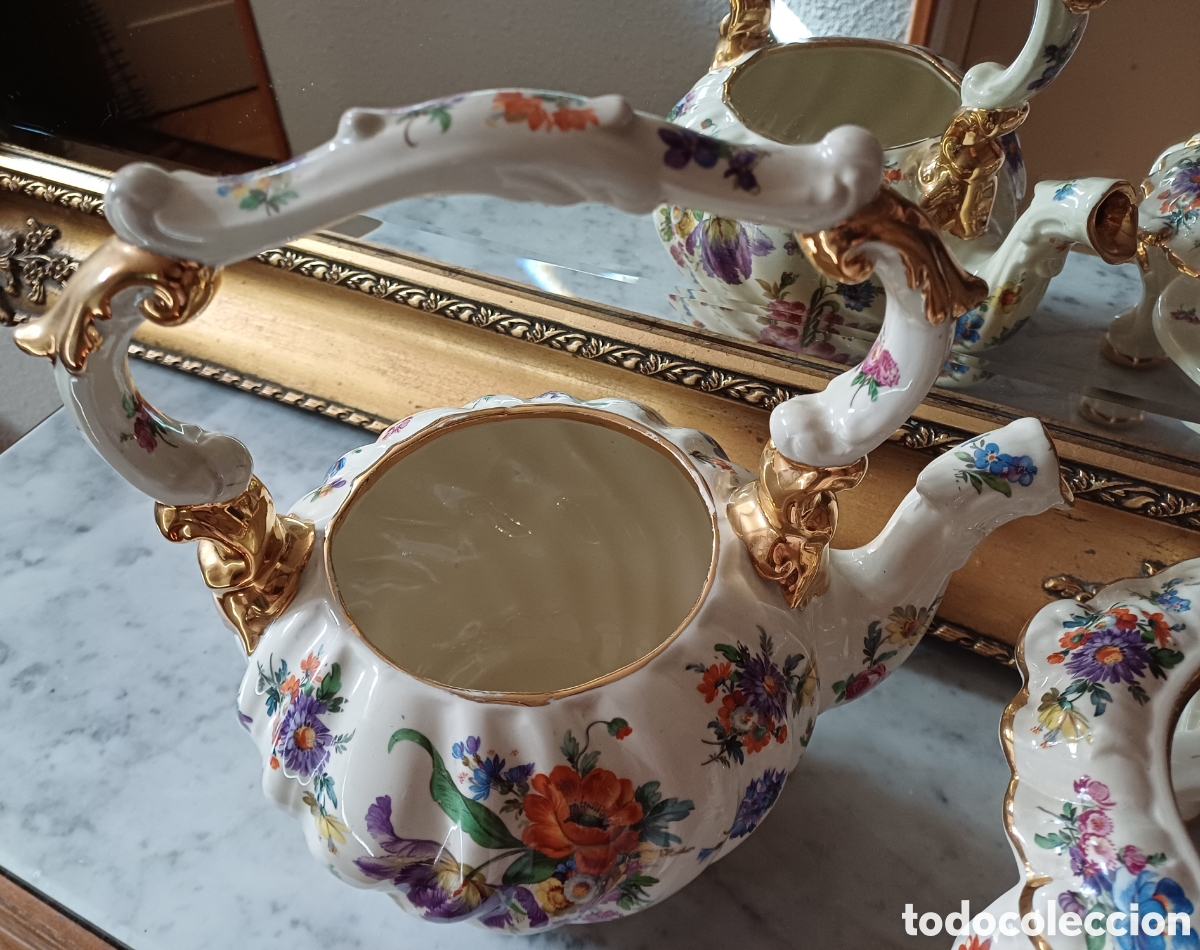 Antig&uuml;edades: Gran Tetera con infernillo &rdquo; Boch Freres&rdquo; lujo. - Foto 7