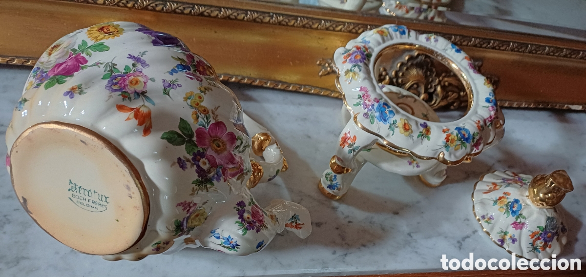 Antig&uuml;edades: Gran Tetera con infernillo &rdquo; Boch Freres&rdquo; lujo. - Foto 9