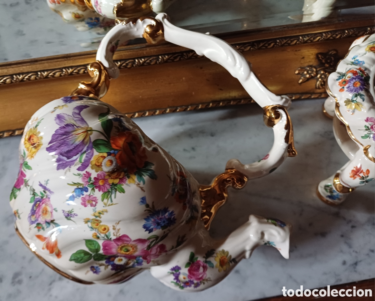 Antig&uuml;edades: Gran Tetera con infernillo &rdquo; Boch Freres&rdquo; lujo. - Foto 11