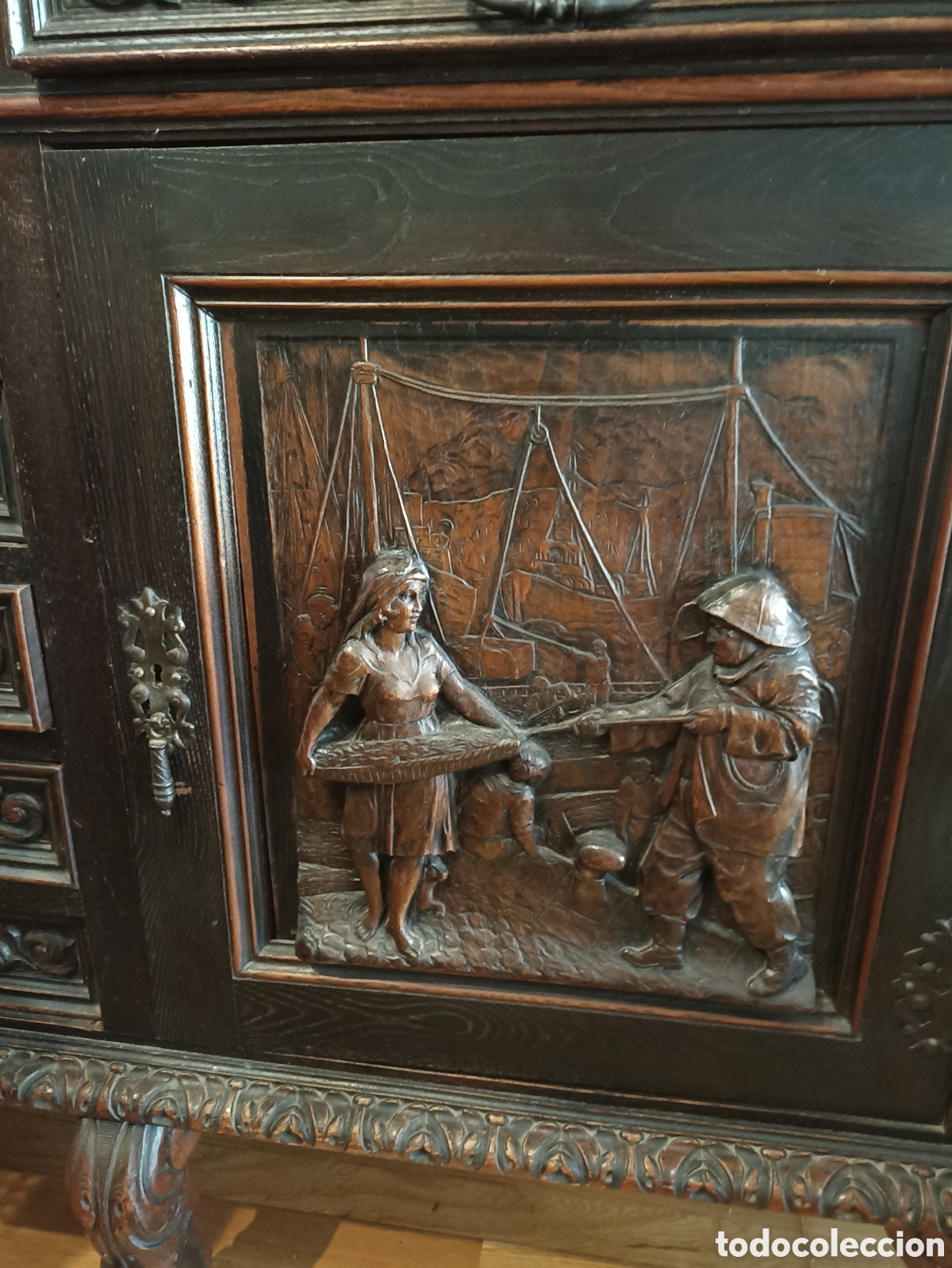 Antig&uuml;edades: Aparador hecho a mano - Foto 3