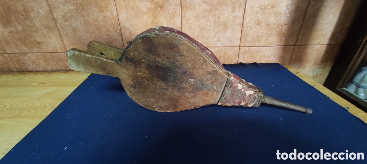 Antig&uuml;edades: Antiguo fuelle de chimenea - Foto 3