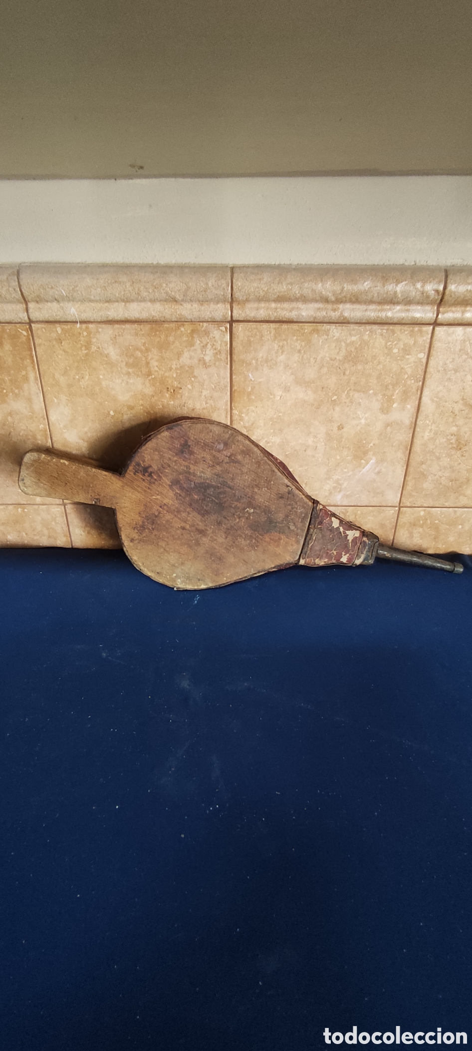 Antig&uuml;edades: Antiguo fuelle de chimenea - Foto 6