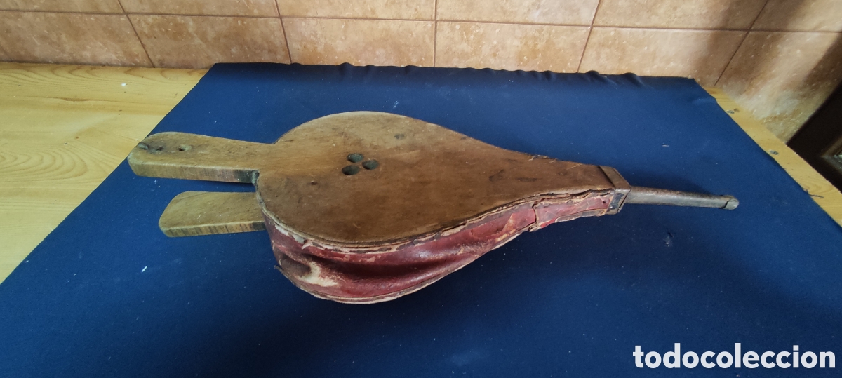 Antig&uuml;edades: Antiguo fuelle de chimenea - Foto 7