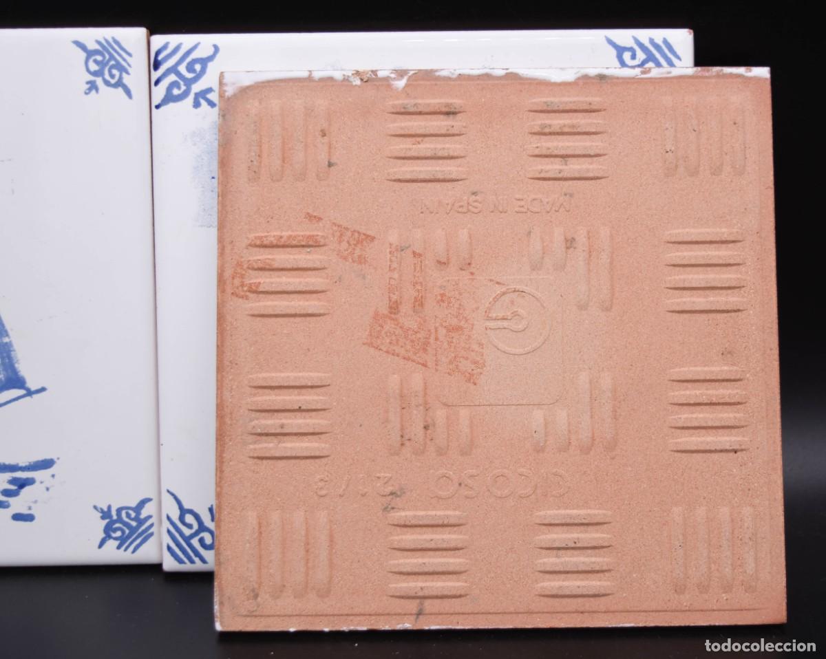 Antig&uuml;edades: Azulejos antiguos pintados - Foto 4