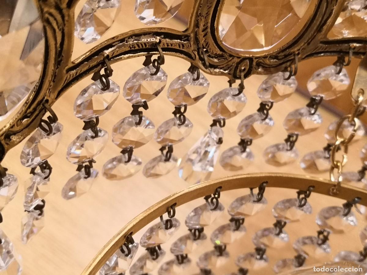 Antig&uuml;edades: L&Aacute;MPARA SOBREMESA CRISTAL STRASS - Foto 10