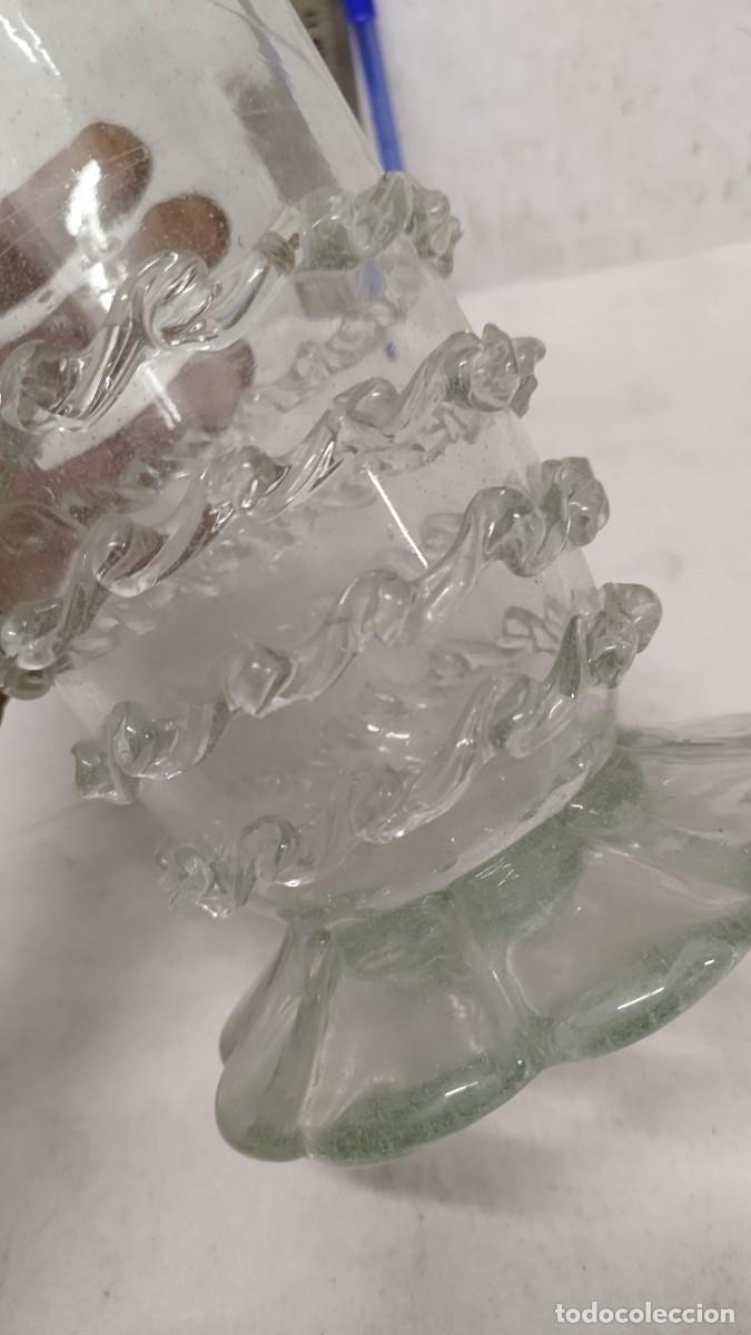 Antig&uuml;edades: Antiguo Gran jarr&oacute;n de cristal - Foto 5