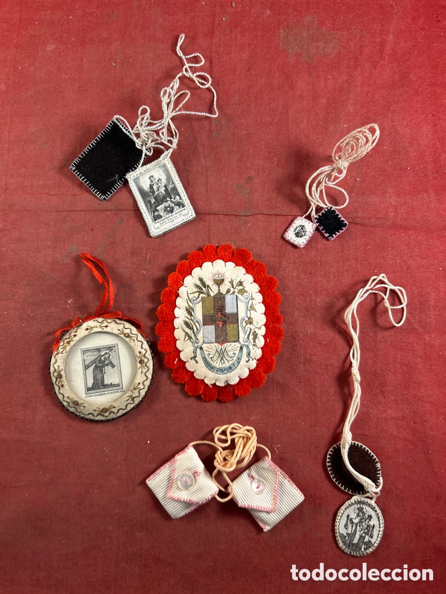 Antig&uuml;edades: LOTE DE ESCAPULARIOS - Foto 1