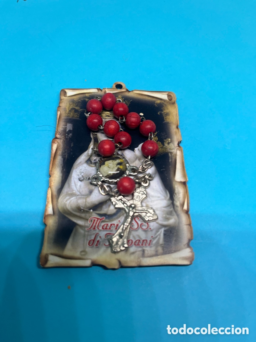 Antig&uuml;edades: ROSARIO Y TABLILLA DE LA VIRGEN, - Foto 2