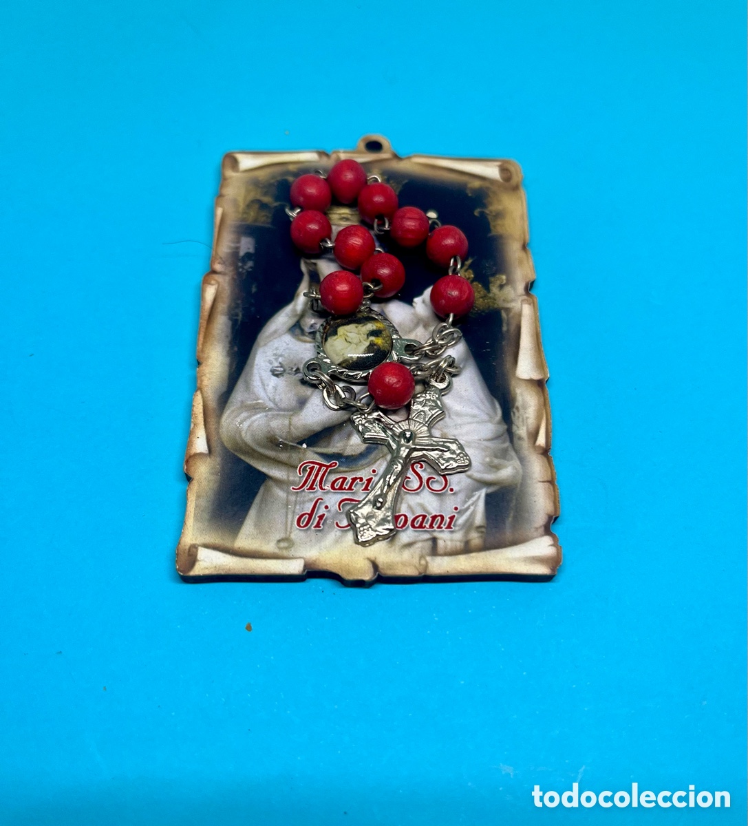 Antig&uuml;edades: ROSARIO Y TABLILLA DE LA VIRGEN, - Foto 3