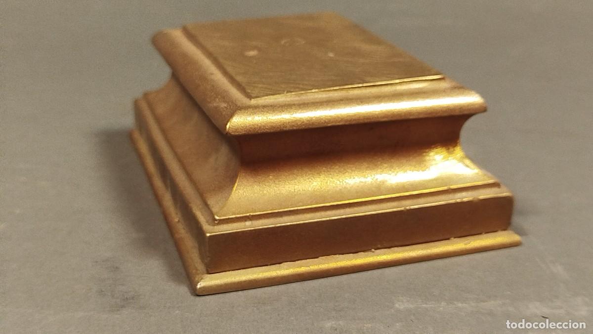 Antig&uuml;edades: BASE DE BRONCE RECTANGULAR - Foto 3