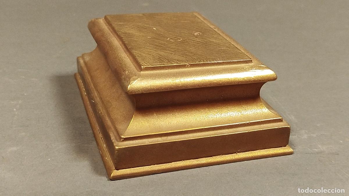 Antig&uuml;edades: BASE DE BRONCE RECTANGULAR - Foto 4