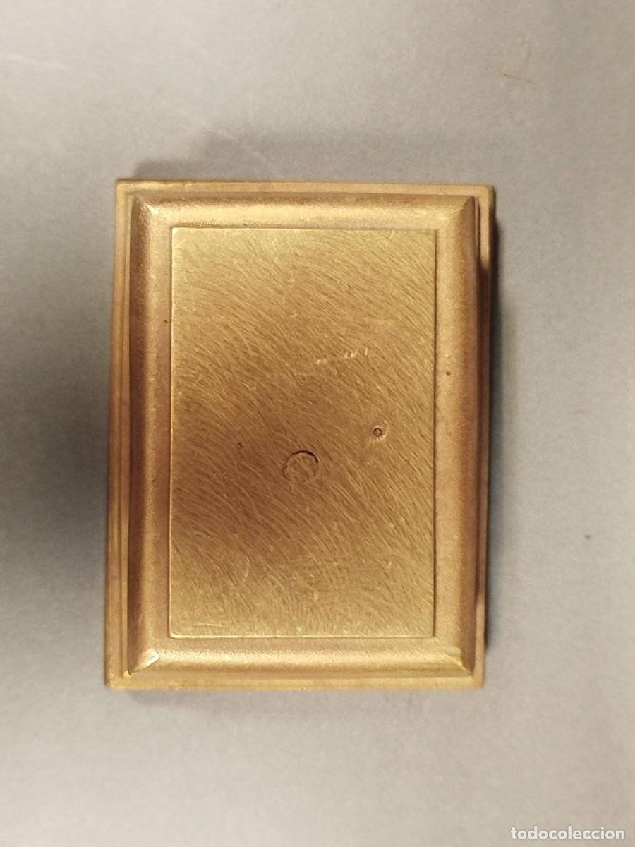 Antig&uuml;edades: BASE DE BRONCE RECTANGULAR - Foto 5