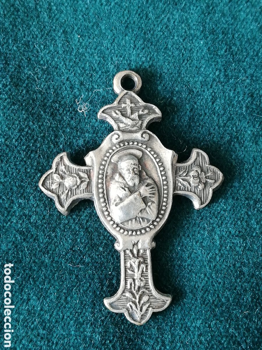Antig&uuml;edades: ANTIGUA CRUZ DE PLATA. - Foto 4