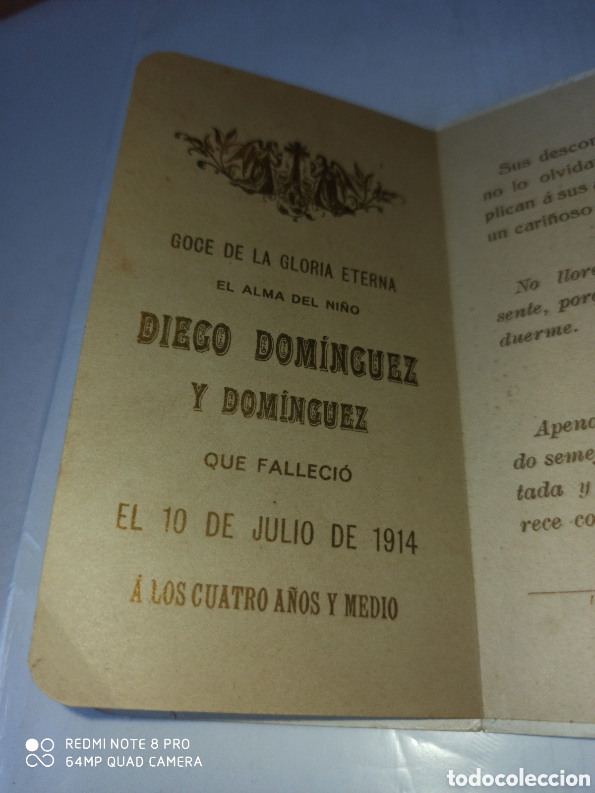Antig&uuml;edades: In memoriam 1914 peque&ntilde;o. - Foto 2
