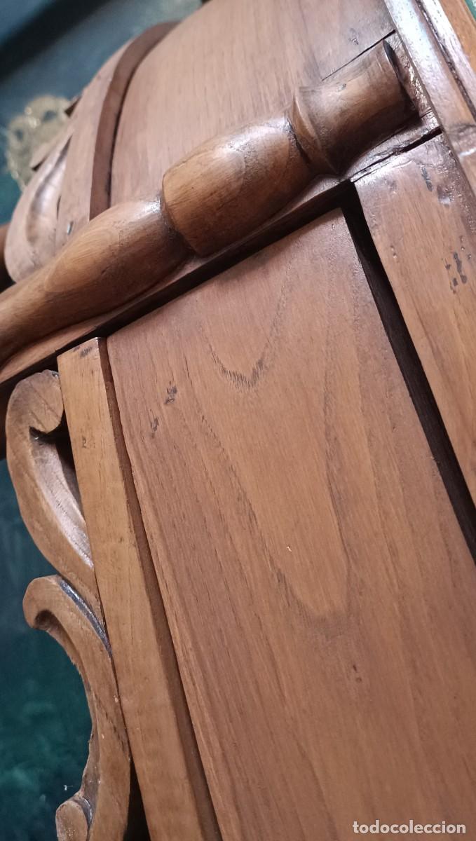 Antig&uuml;edades: Mueble recibidor antiguo con espejo. - Foto 7