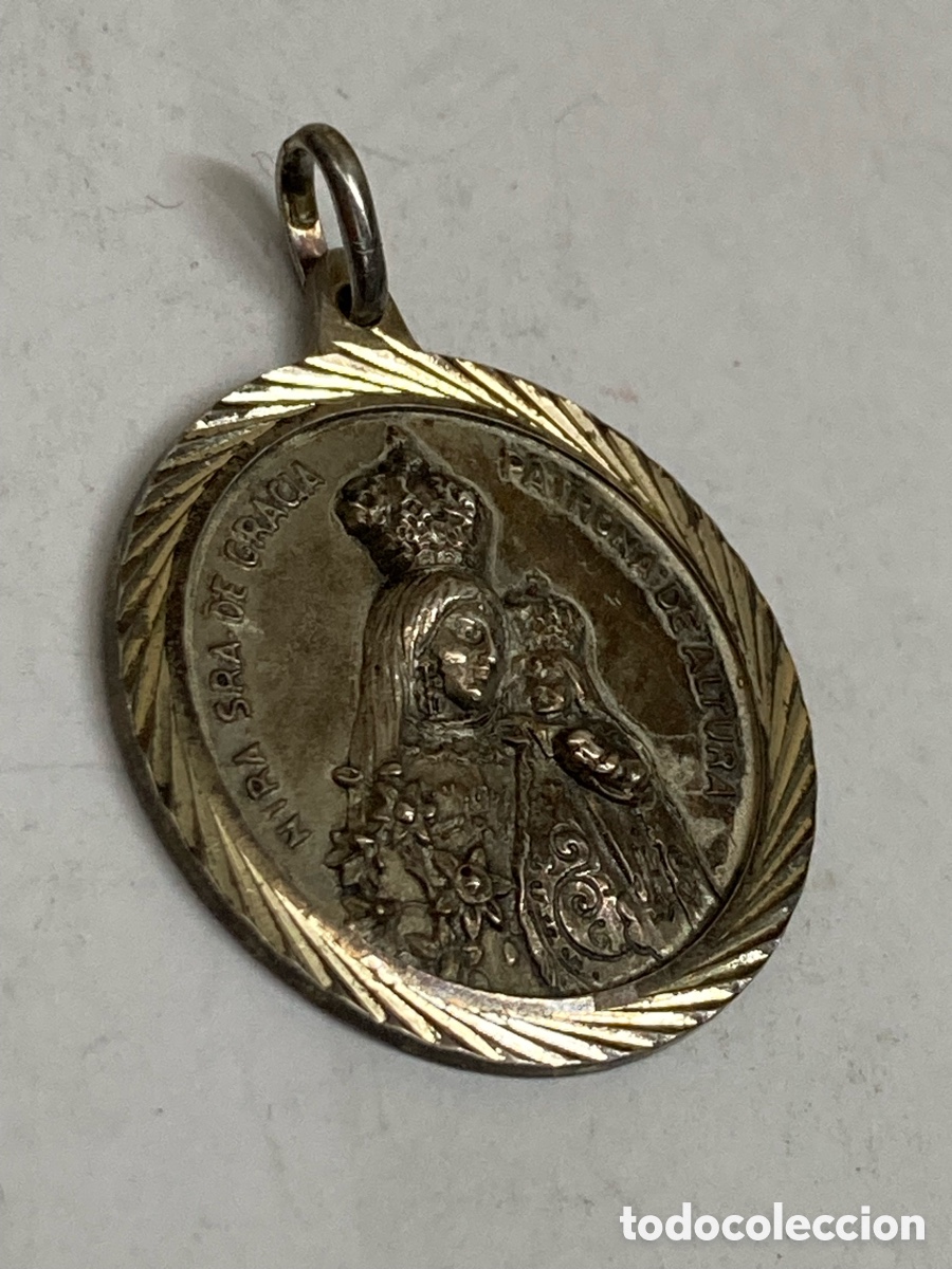 Antig&uuml;edades: Medalla de plata religiosa C339 - Foto 1