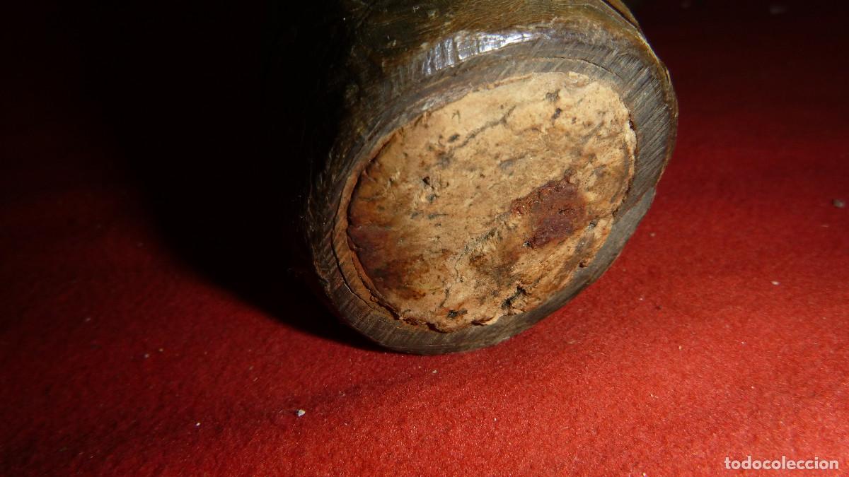Antig&uuml;edades: CUERNA ASTA DE TORO PARA LLEVAR PIEDRA SEGADOR - Foto 3