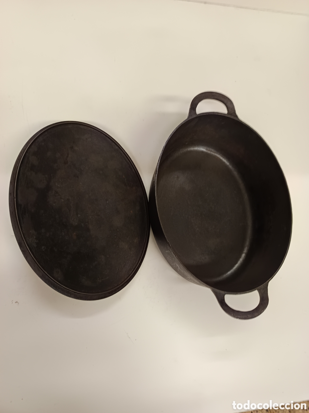 Antig&uuml;edades: Antigua Olla cocotte hierro FB 12 - Foto 5