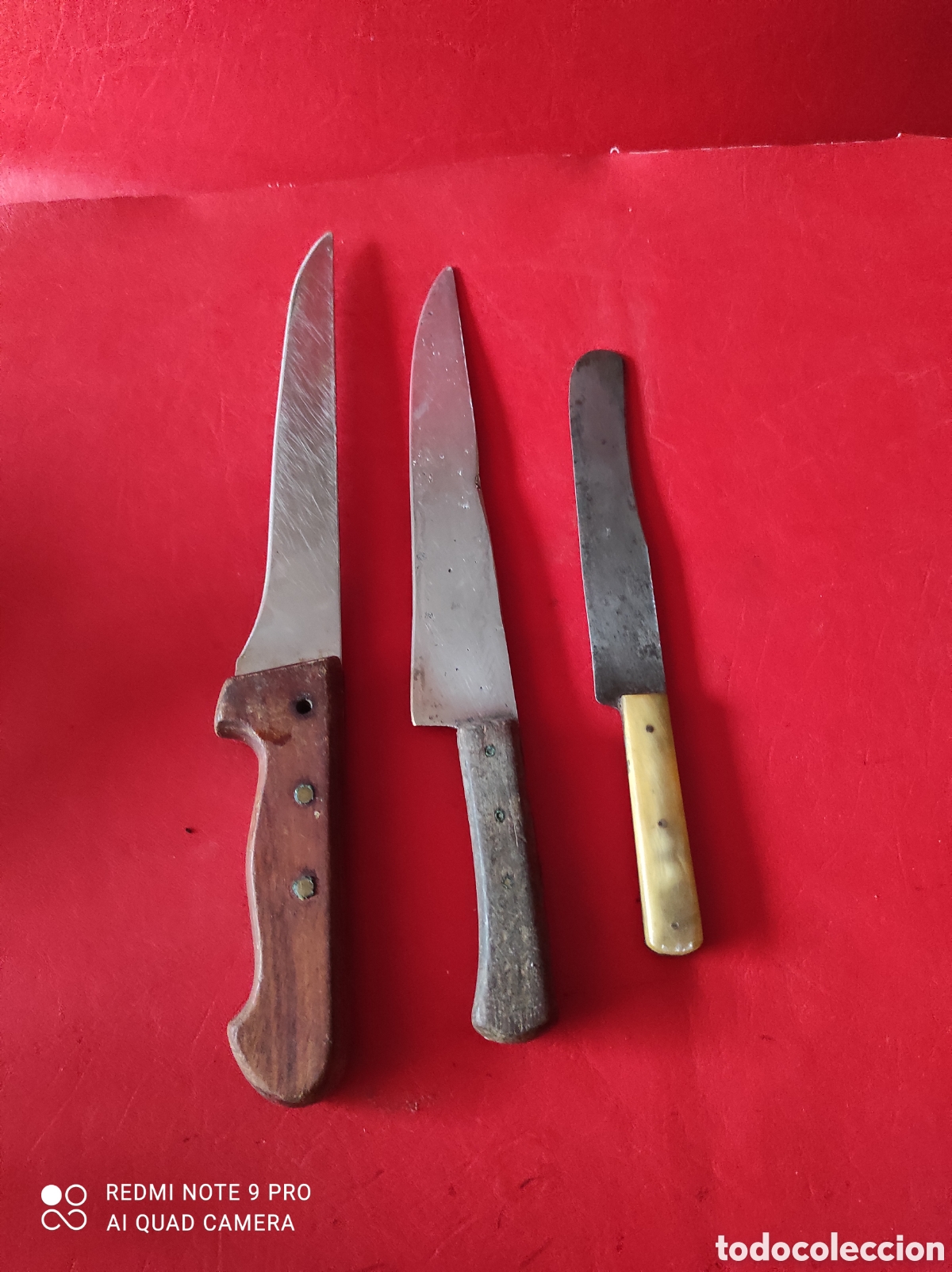 Antig&uuml;edades: Lote de 3 cuchillos antiguos - Foto 2