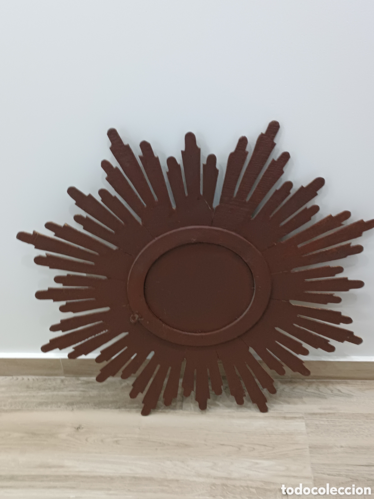 Antig&uuml;edades: ANTIGUO ESPEJO DE SOL EN MADERA - Foto 11