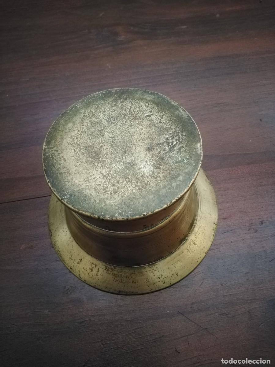Antig&uuml;edades: Antiguo Almirez mortero con gran maza. - Foto 10