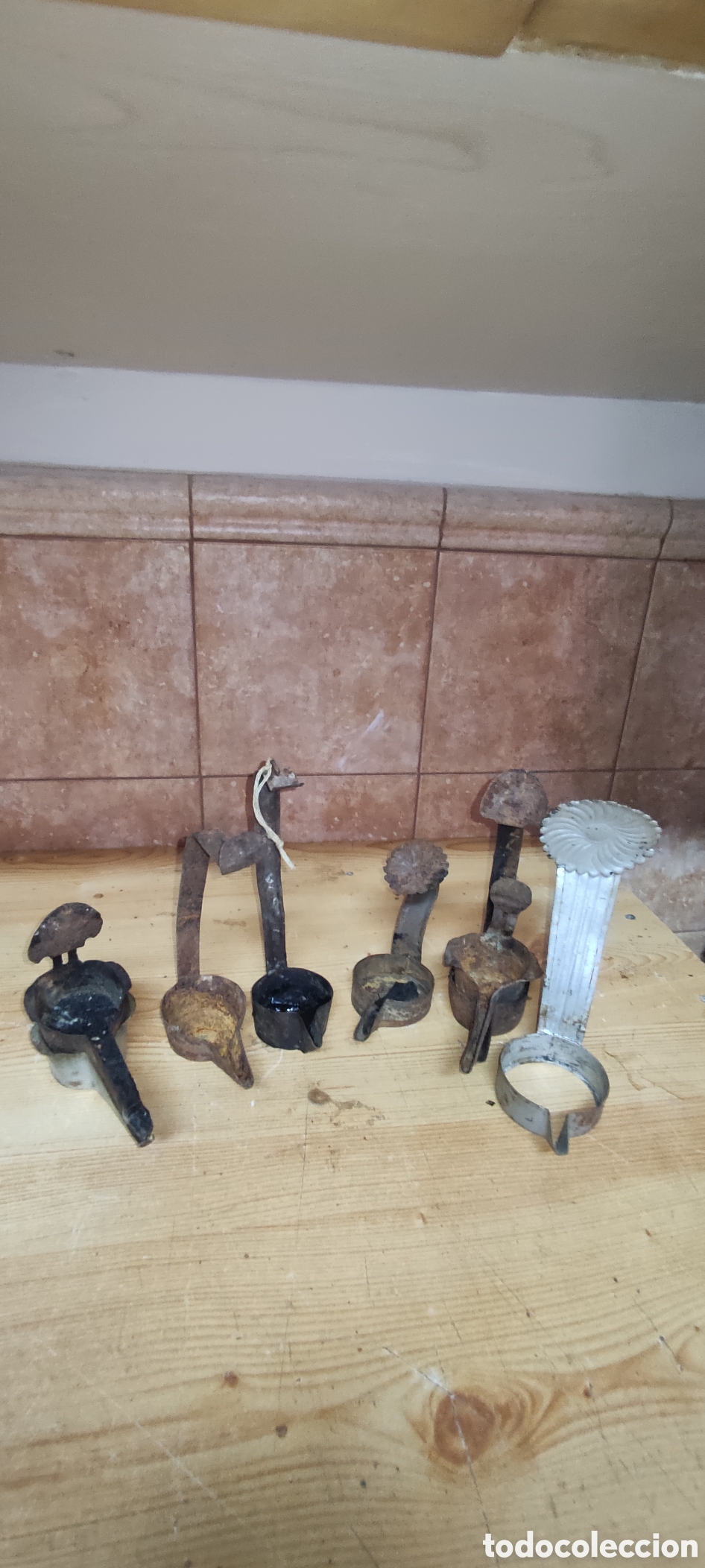 Antig&uuml;edades: Lote de candiles de aceite - Foto 6