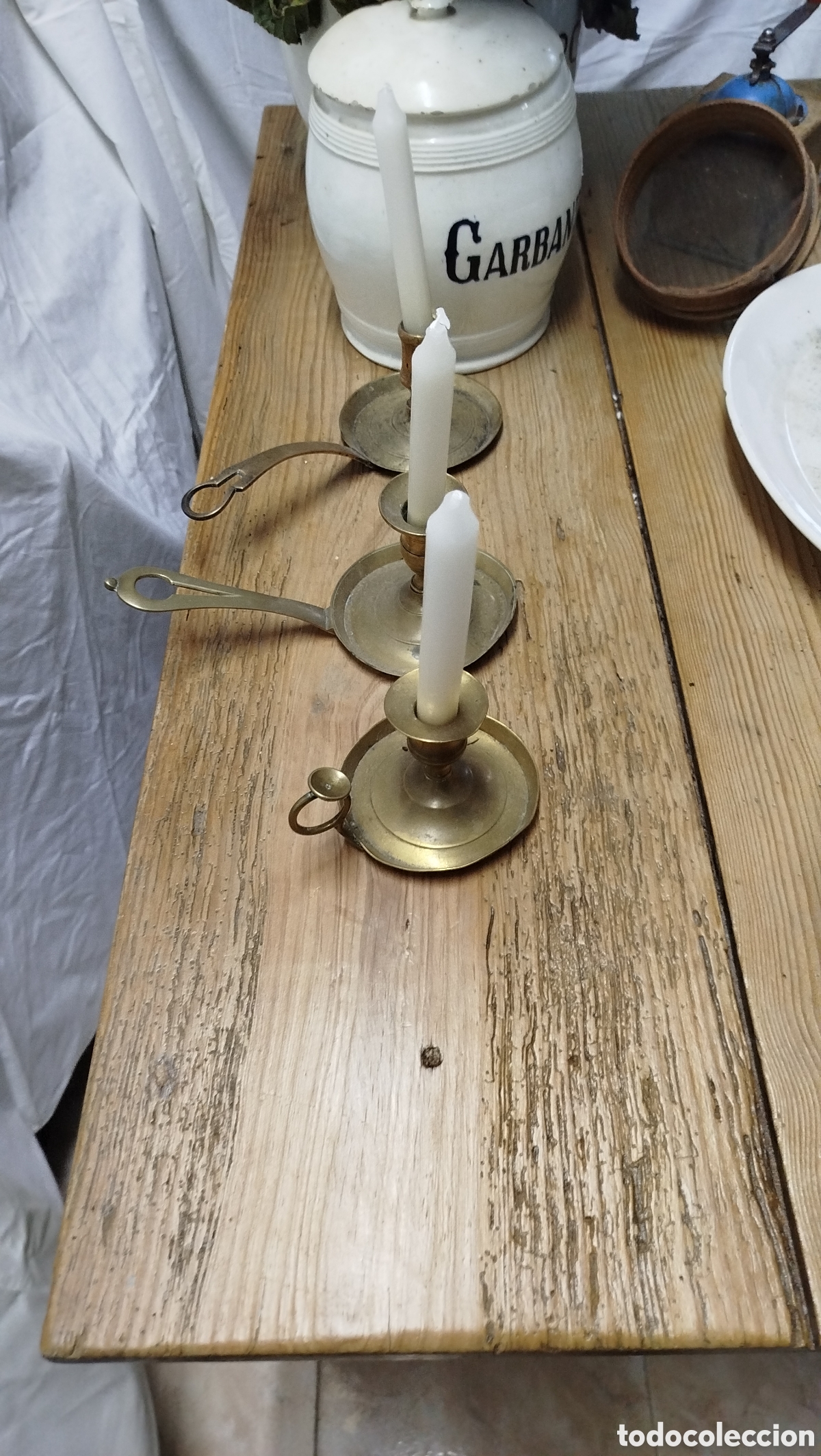 Antig&uuml;edades: Mesa tocinera de cocina - Foto 5