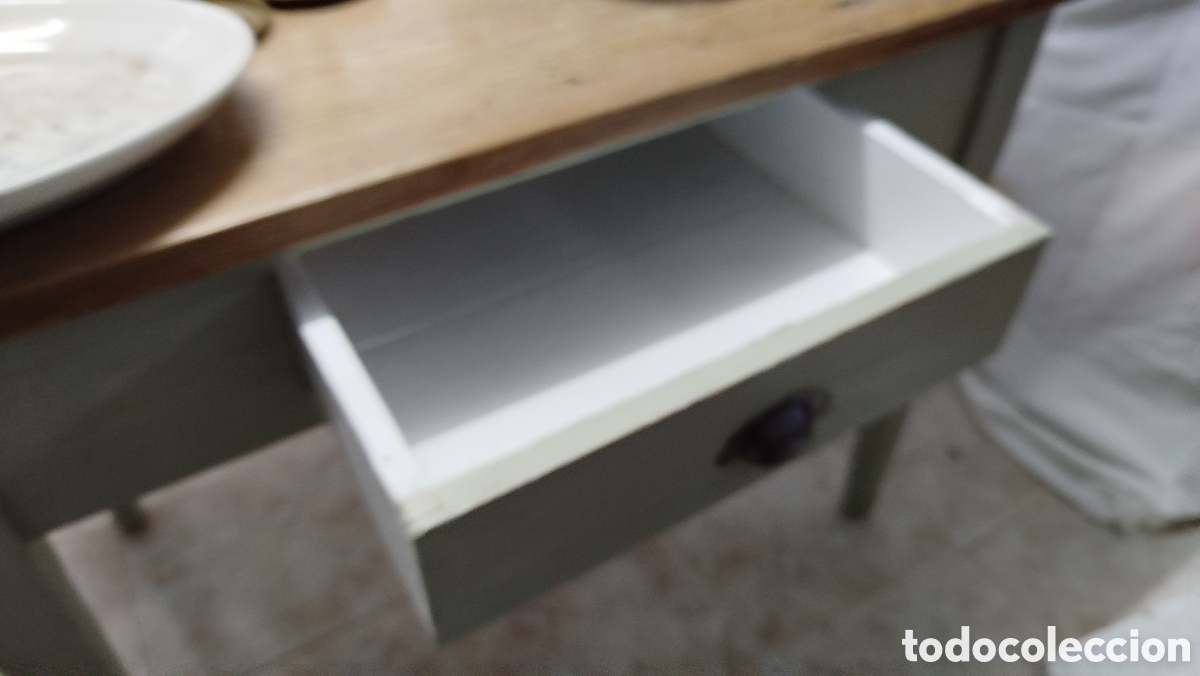Antig&uuml;edades: Mesa tocinera de cocina - Foto 8
