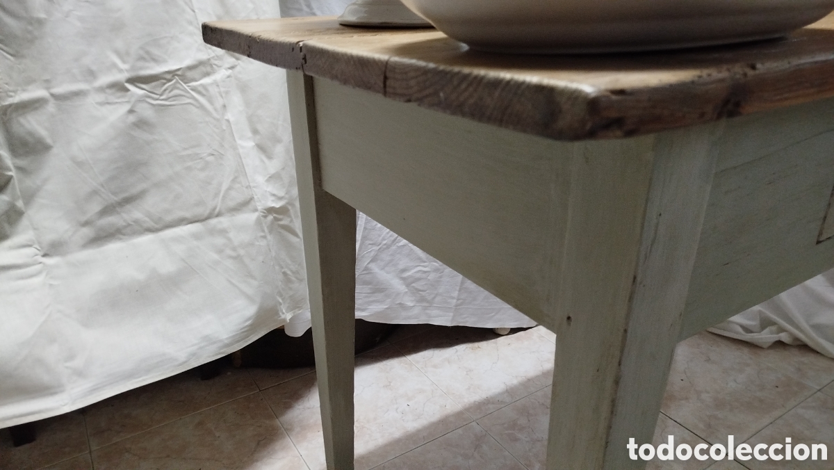 Antig&uuml;edades: Mesa tocinera de cocina - Foto 10
