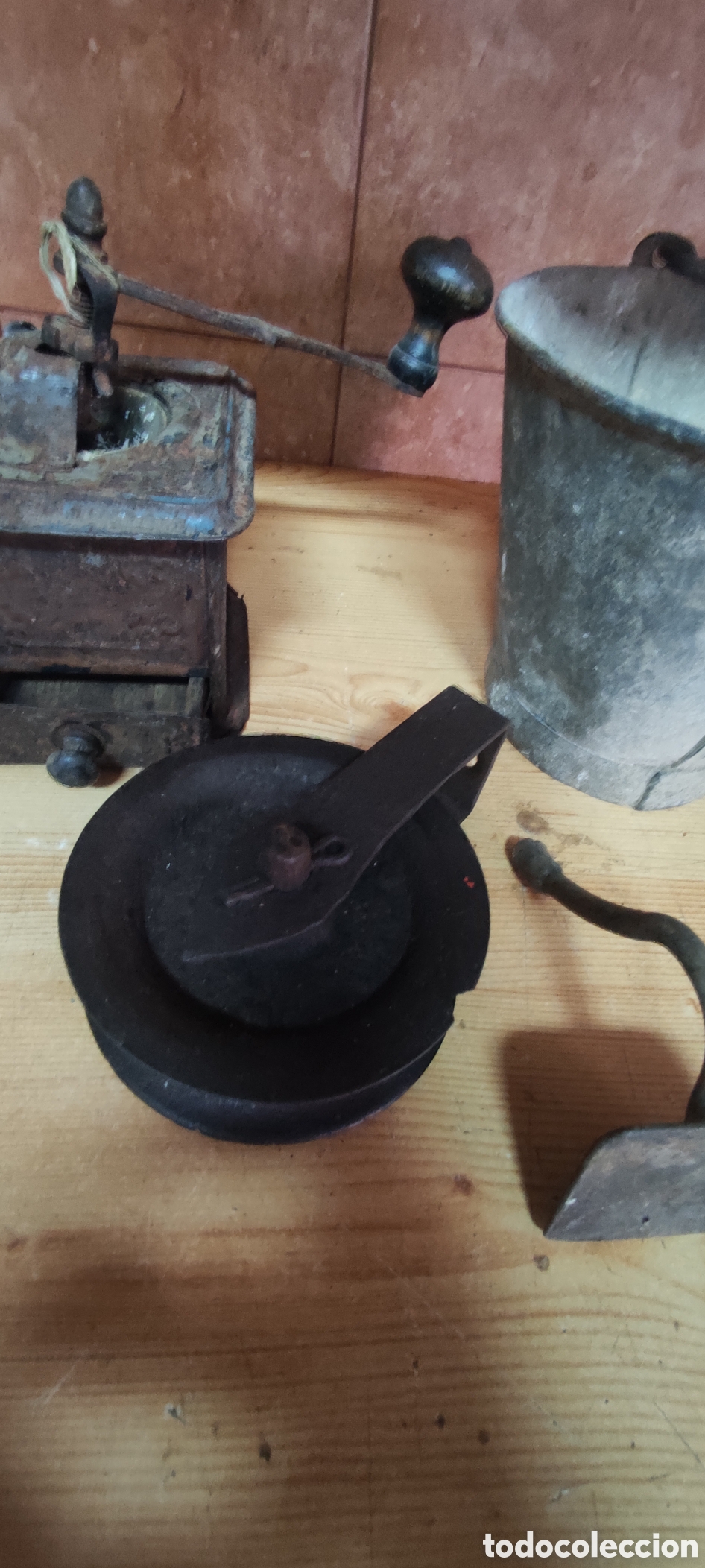 Antig&uuml;edades: Lote art&iacute;culos rusticos - Foto 3