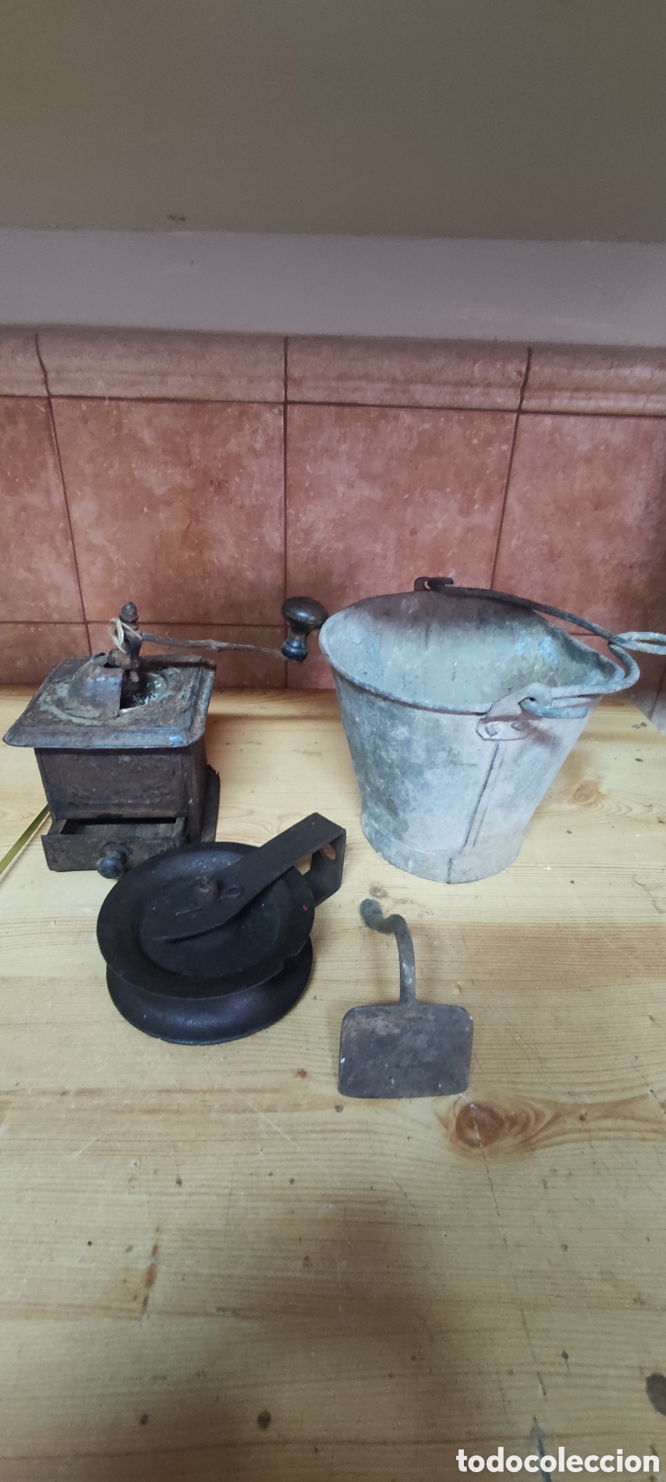 Antig&uuml;edades: Lote art&iacute;culos rusticos - Foto 6