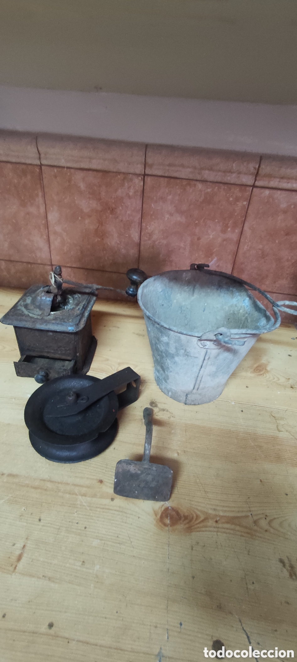 Antig&uuml;edades: Lote art&iacute;culos rusticos - Foto 8