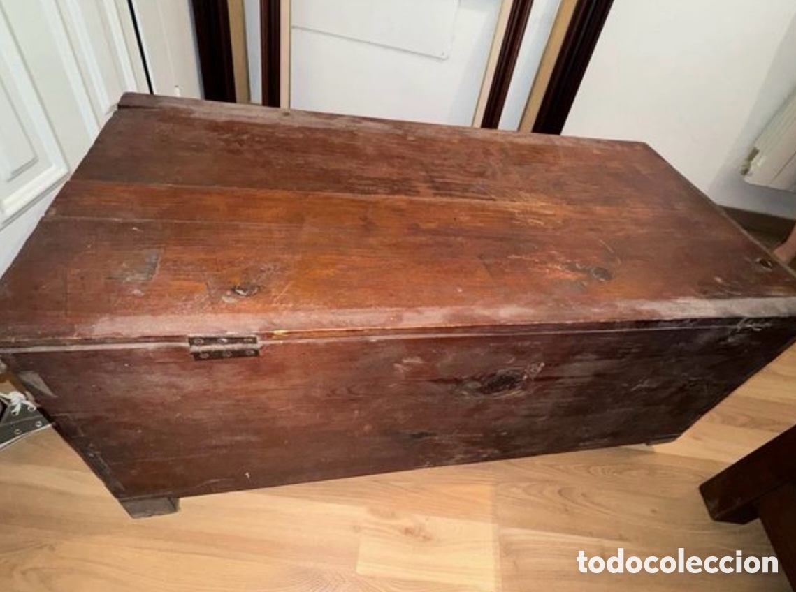 Antig&uuml;edades: Ba&uacute;l Antiguo De 200 A&ntilde;os - Foto 2