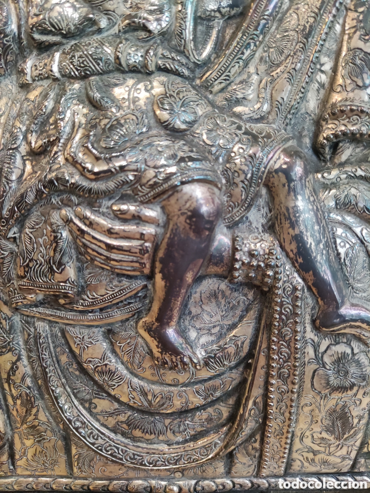 Antig&uuml;edades: ESPECTACULAR ICONO EN PLATA 925 - Foto 13