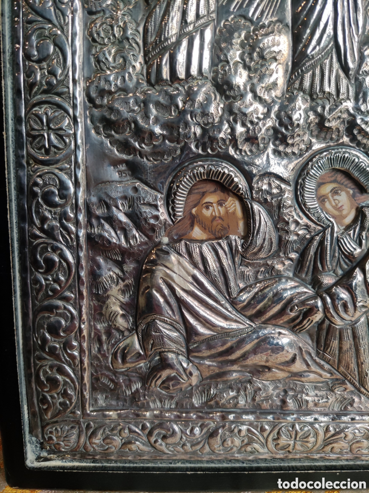 Antig&uuml;edades: MUY BONITO ICONO DE PLATA - Foto 3