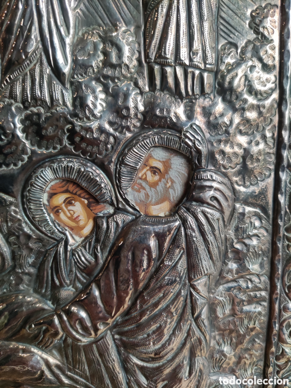 Antig&uuml;edades: MUY BONITO ICONO DE PLATA - Foto 4