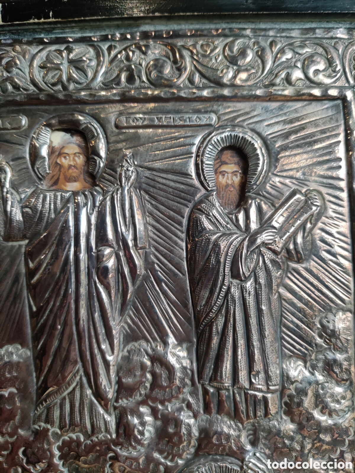 Antig&uuml;edades: MUY BONITO ICONO DE PLATA - Foto 6