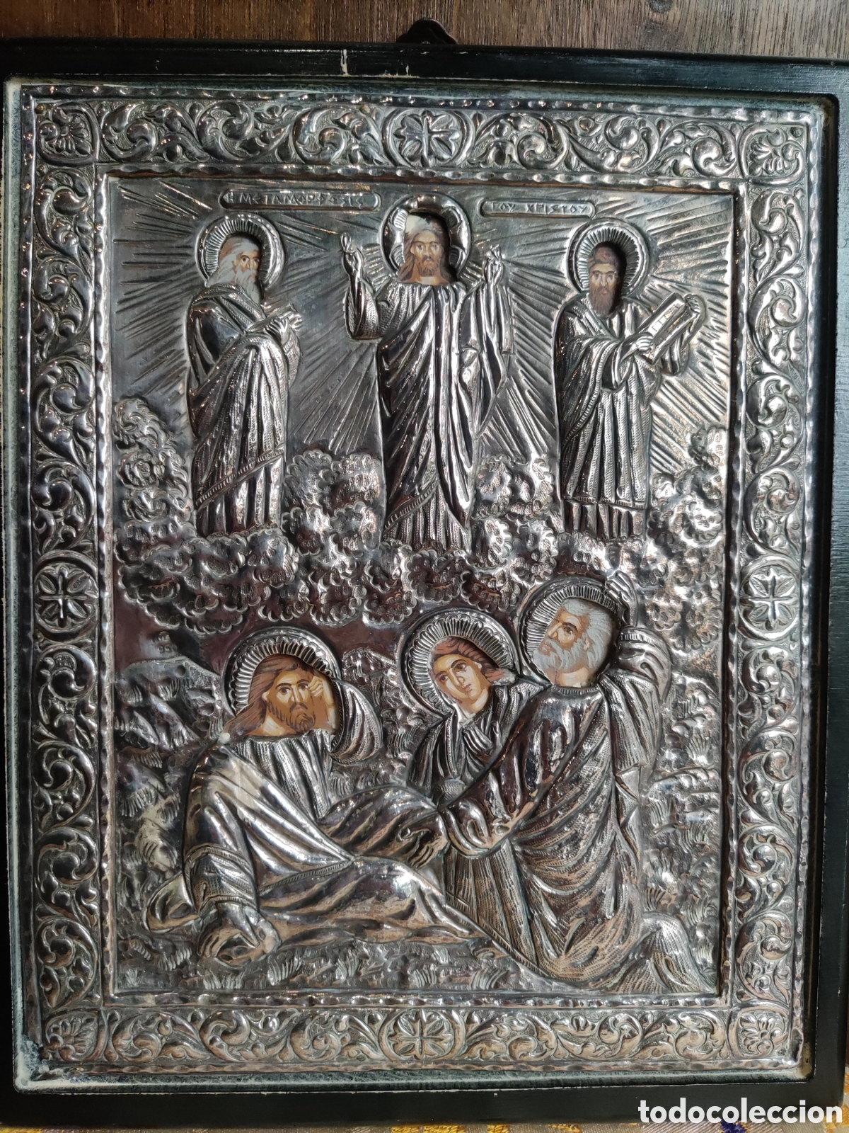 Antig&uuml;edades: MUY BONITO ICONO DE PLATA - Foto 1