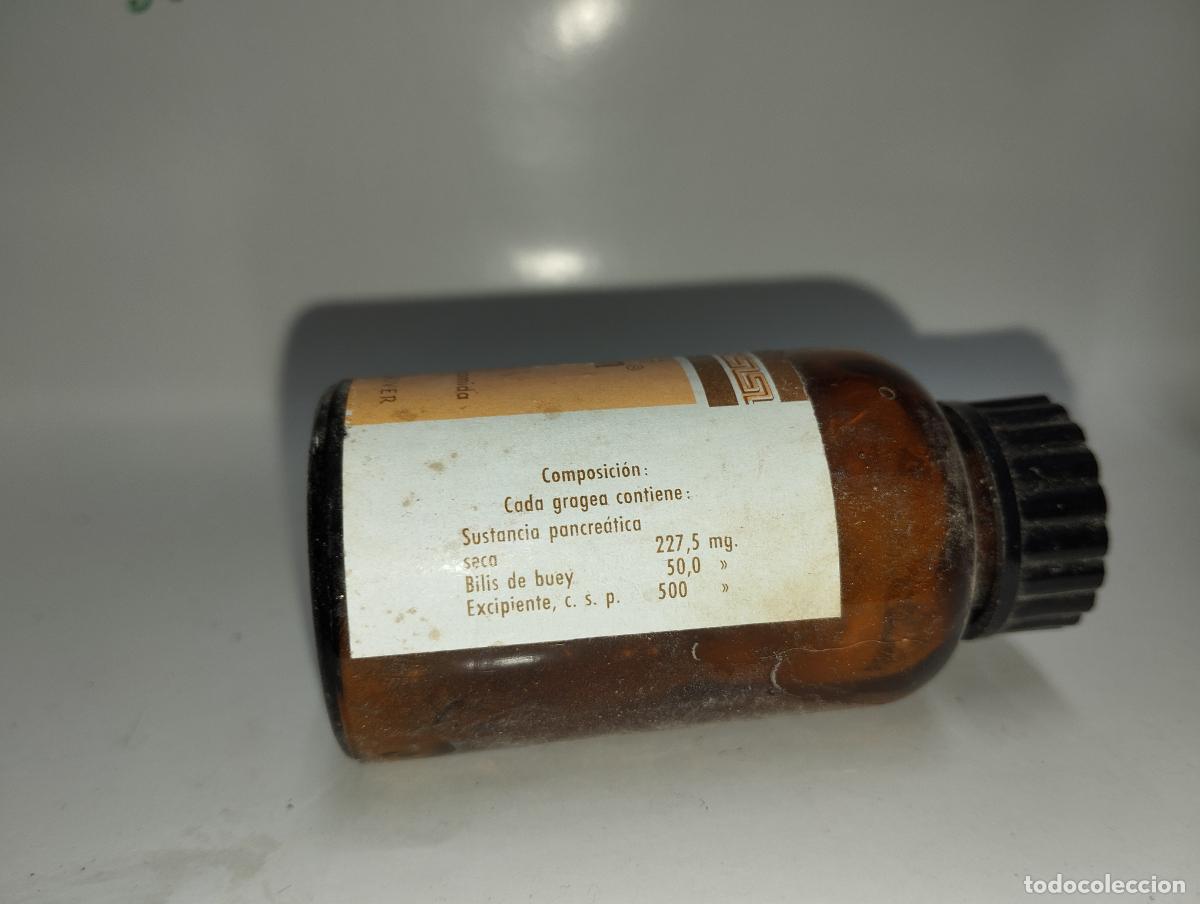 Antig&uuml;edades: FRASCO DE FARMACIA PANKREON - Foto 2