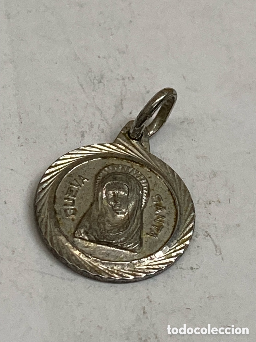 Antig&uuml;edades: Medalla de plateada religiosa C340 - Foto 1