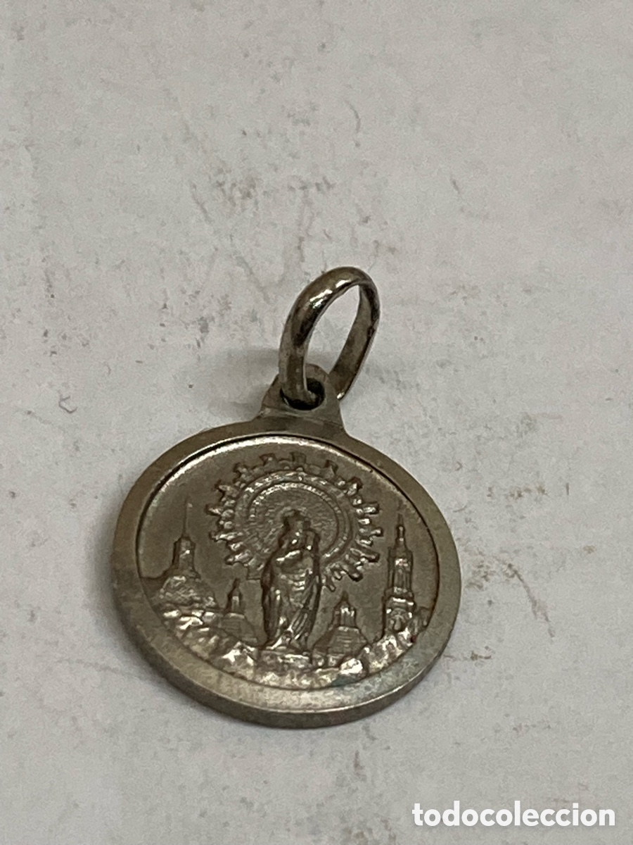 Antig&uuml;edades: Medalla de plateada religiosa C340 - Foto 1