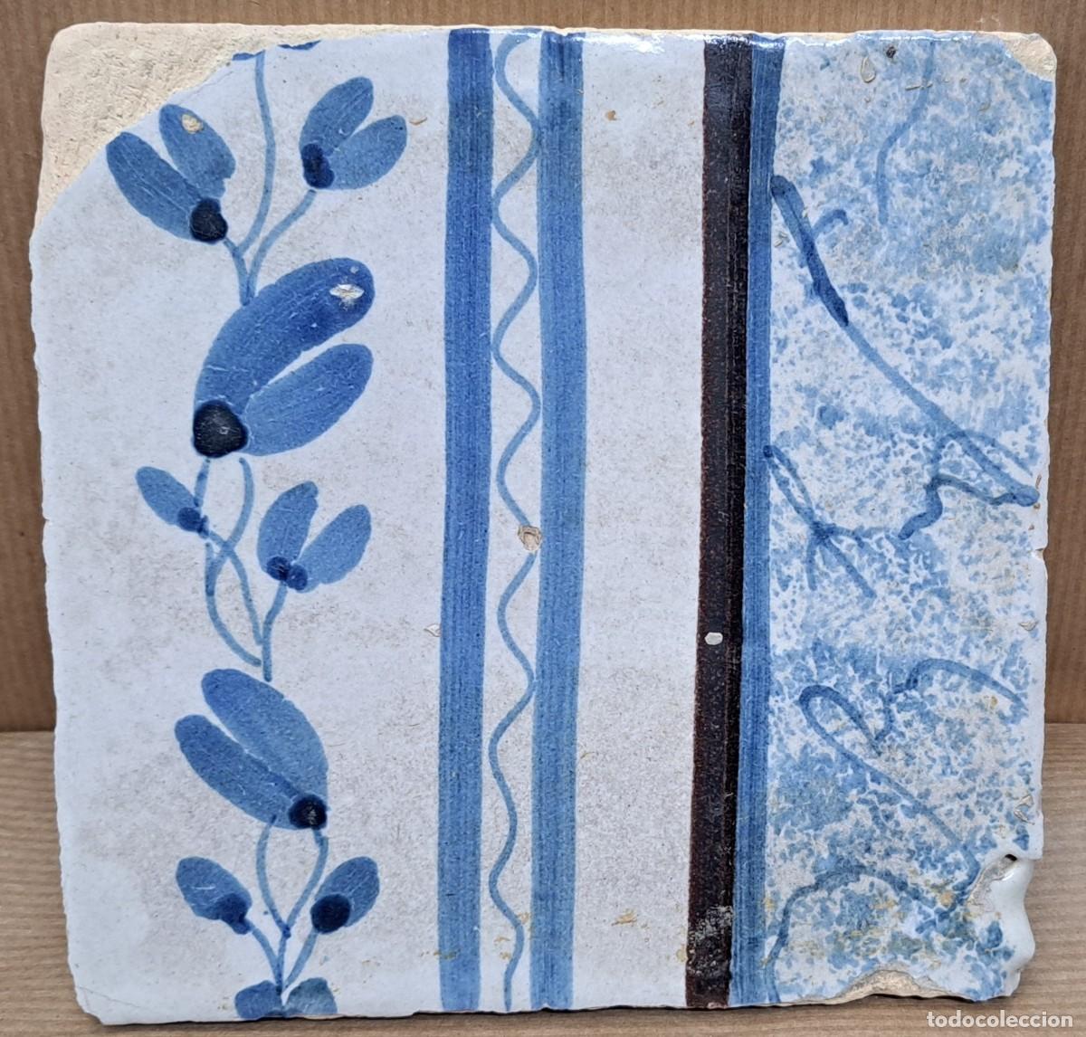 Antig&uuml;edades: Azulejo catal&aacute;n del siglo XIX - Foto 2