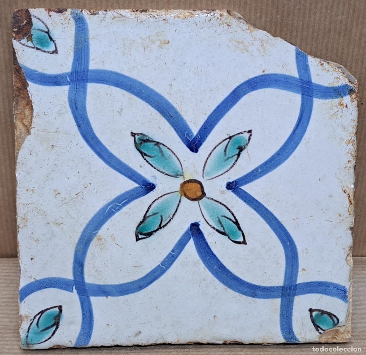 Antig&uuml;edades: Azulejo catal&aacute;n del siglo XIX - Foto 2
