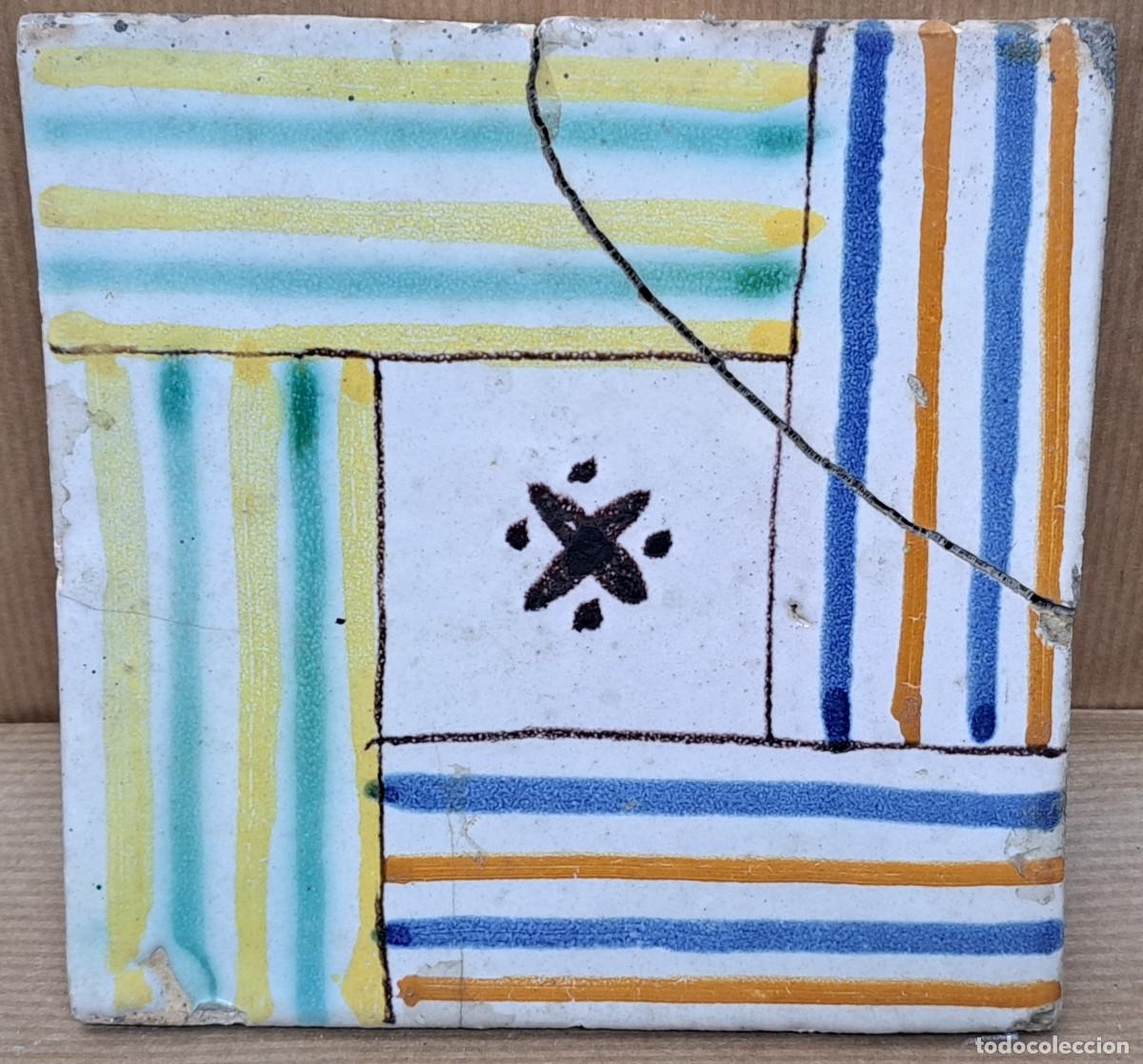 Antig&uuml;edades: Azulejo catal&aacute;n del siglo XIX - Foto 2