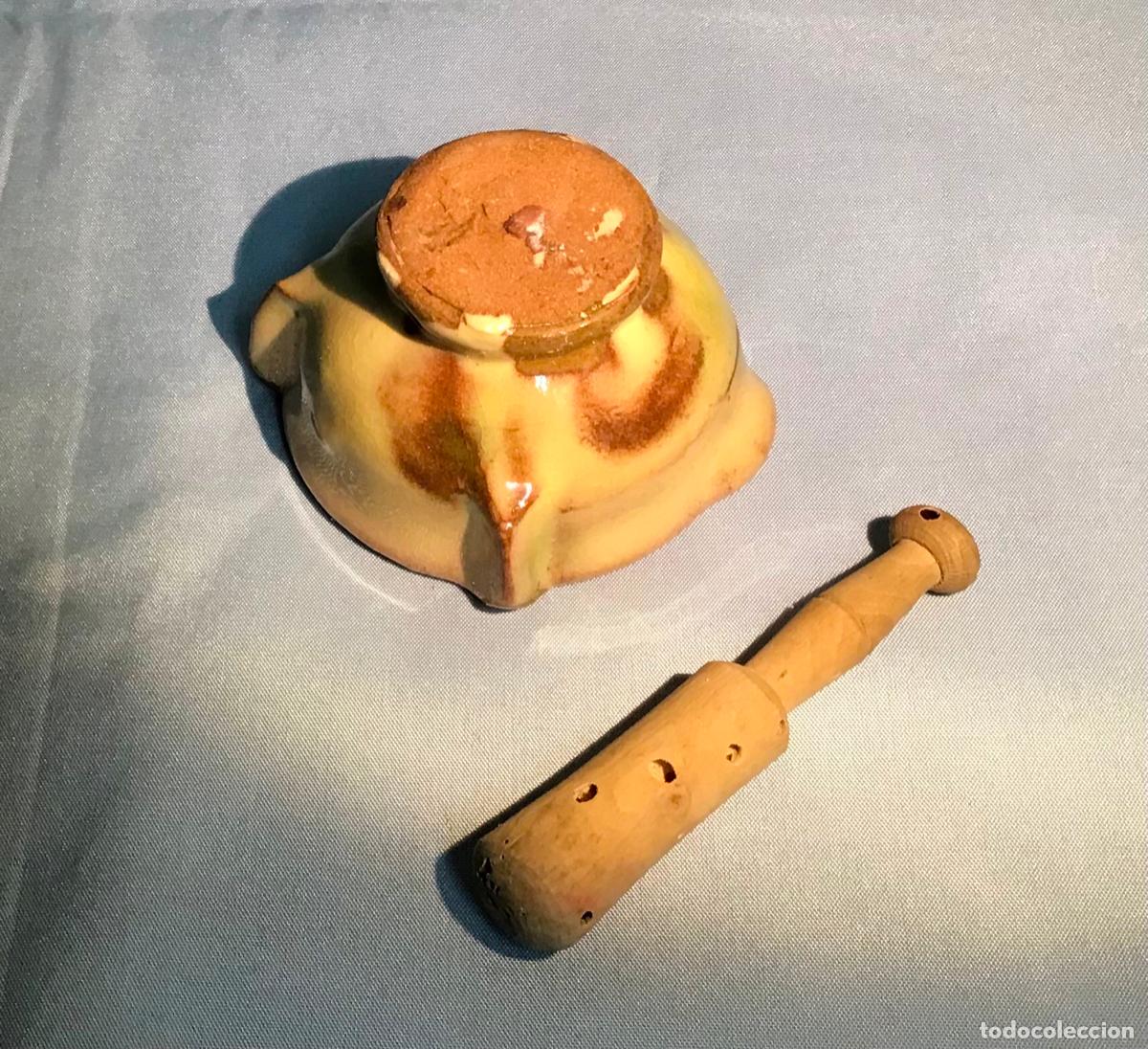 Antig&uuml;edades: PEQUE&Ntilde;O MORTERO DE JUGUETE - Foto 4