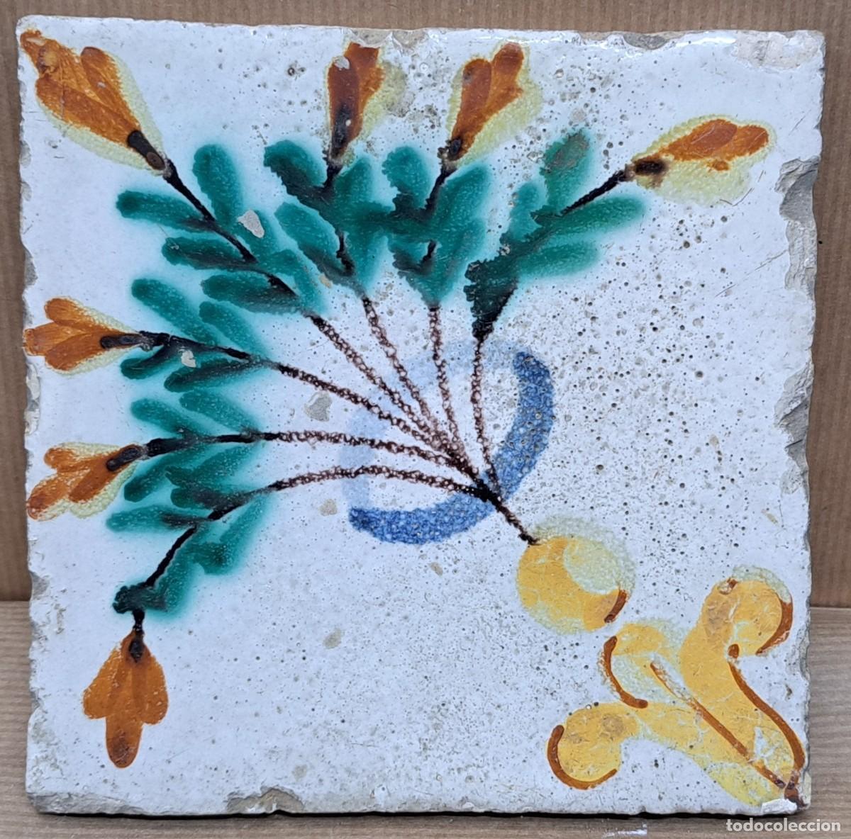 Antig&uuml;edades: Azulejo catal&aacute;n del siglo XIX - Foto 2