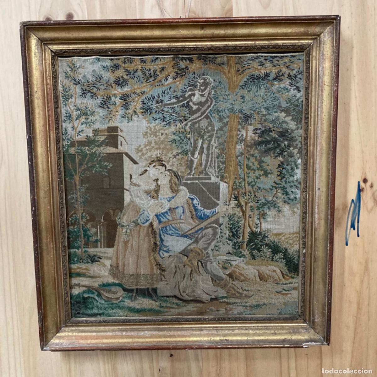 Antig&uuml;edades: Tapiz Verdure - Francia S. XIX - Foto 2