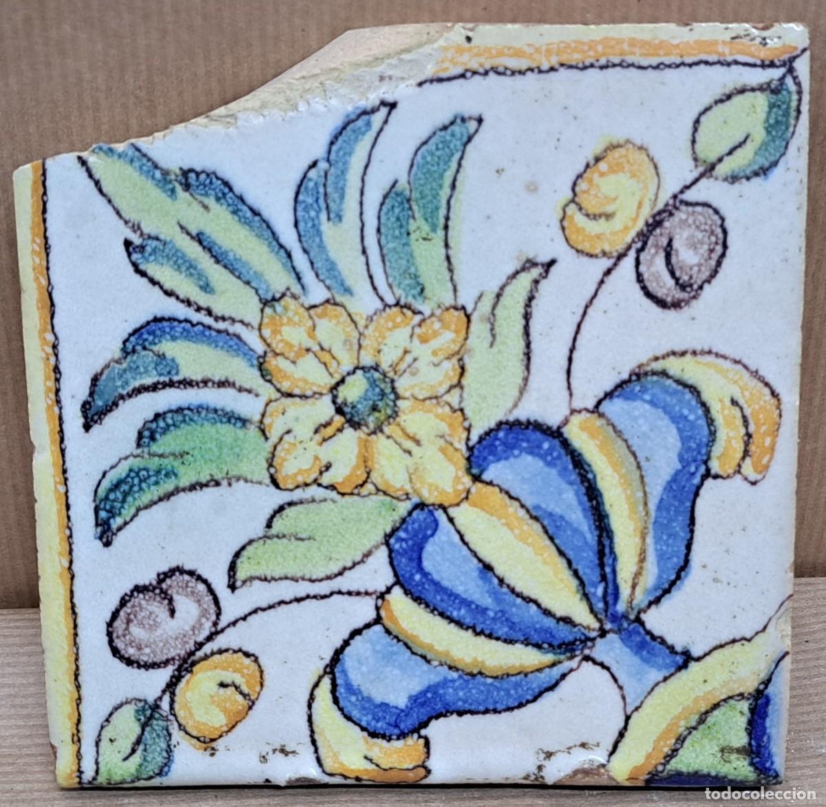 Antig&uuml;edades: Azulejo Valenciano del siglo XVIII - Foto 2