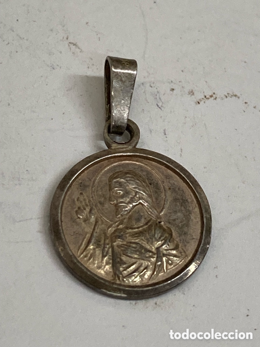 Antig&uuml;edades: Medalla de plata religiosa C341 - Foto 2
